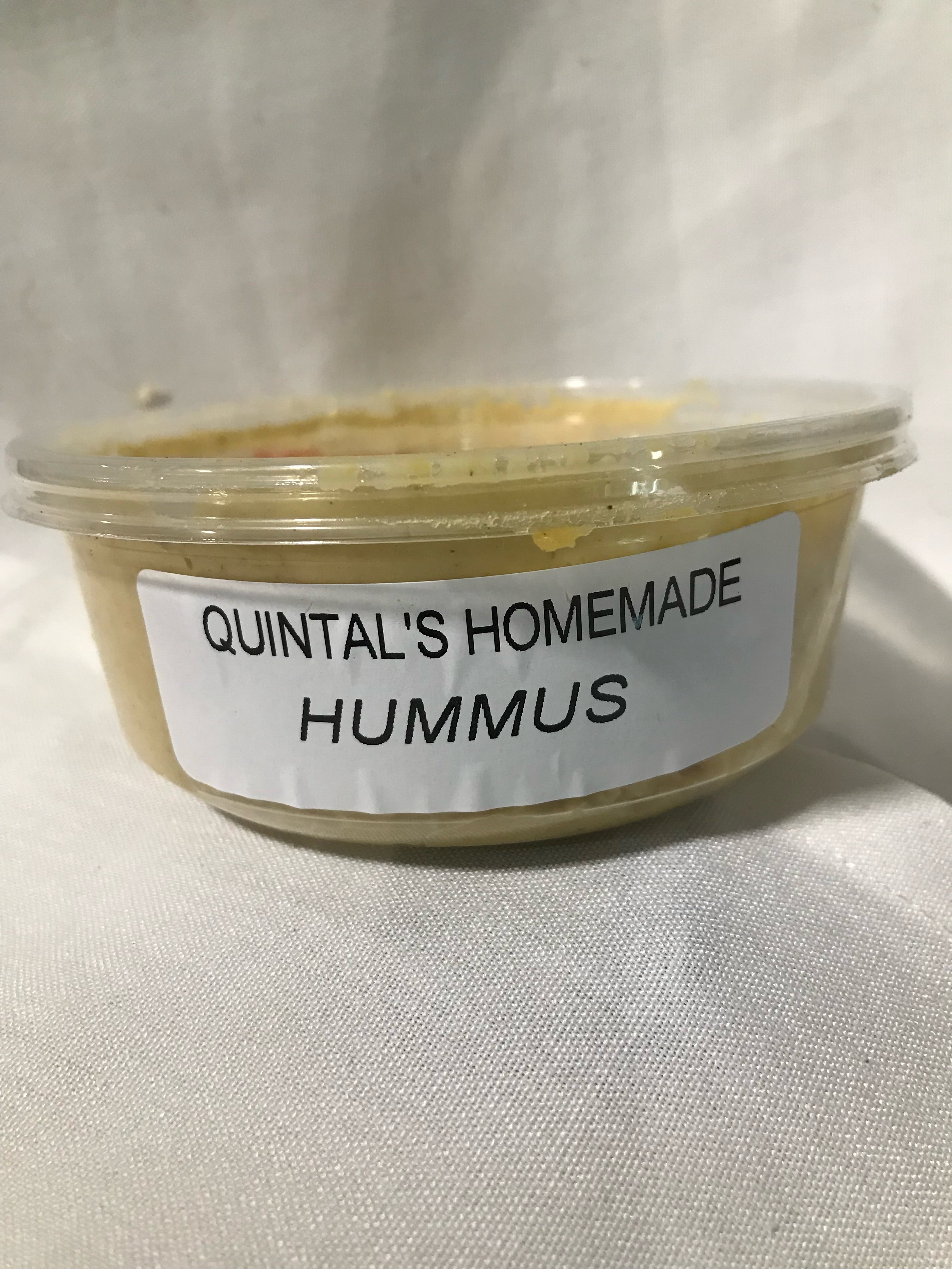 Homemade Garlic Hummus * Container N/A – Quintals